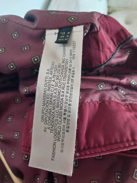 Massimo Dutti kurtka pikowana przejściowa lekka 36