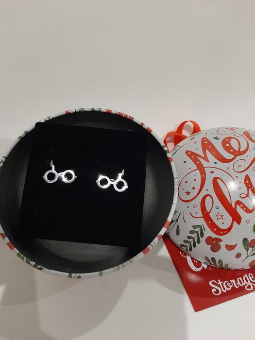 Brincos óculos Harry Potter em Aço