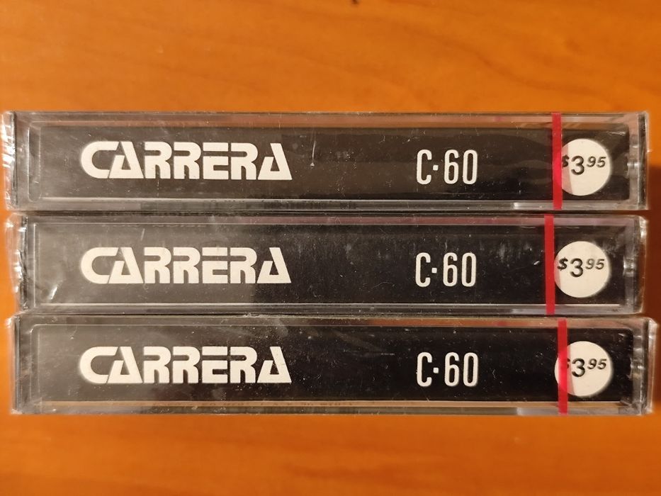 Nowe zafoliowane kasety CARRERA C60