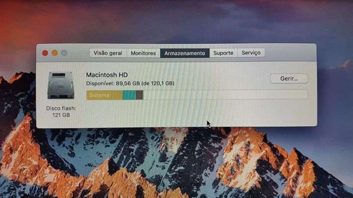 MacBook Air 11 Polegadas Meados 2013 Disco SSD 120GB i5 4GB