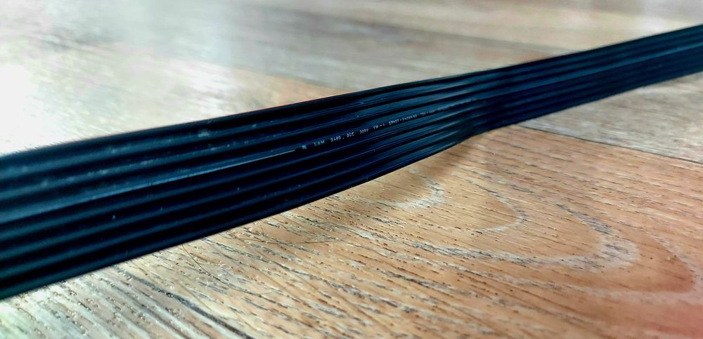 Zoller HiFi Design Mamba Black płaskie kable głośnikowe 2 x 5 metrów