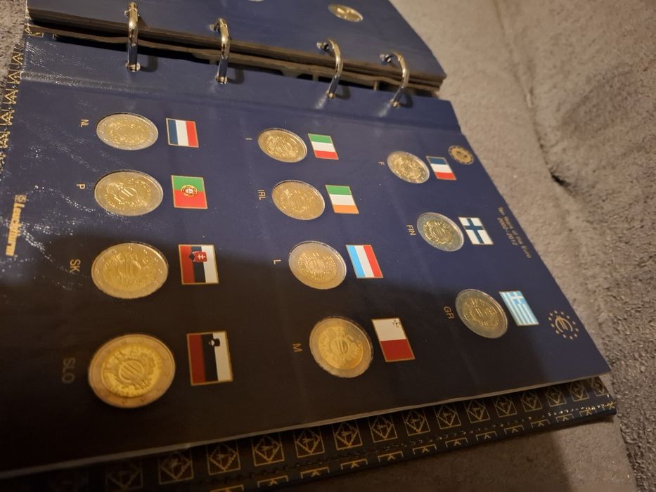 Zestaw klaser monet niemieckich kolekcjonerskich 2 euro