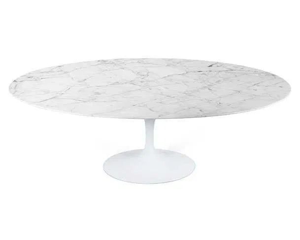 Mesa "Tulip" em mármore Carrara