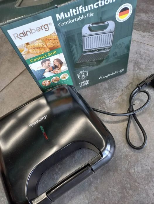 Гриль Rainberg RB-2248 2000Вт бутербродниця сендвичниця тостер