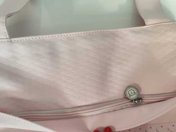 Pirulos Torba do wózka organizer+przewijak zaczepy na rączkę wózka róż