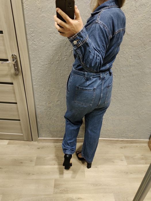 Комбинезон джинсовый женский