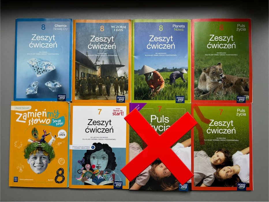 Podręczniki, ćwiczenia i pomoce naukowe dla klas IV-VIII