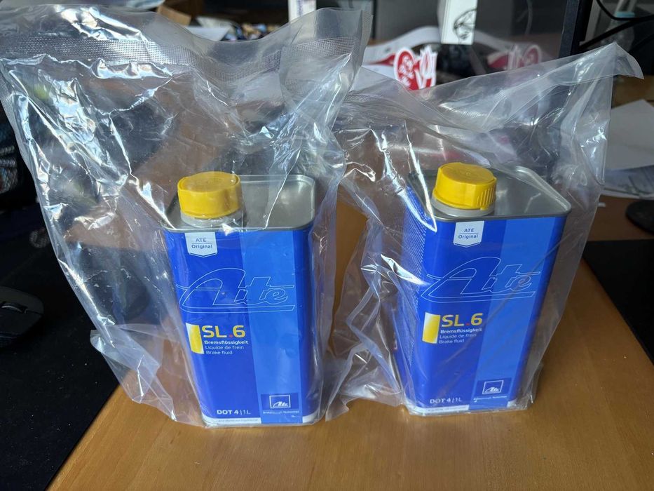 2x 1L Liquido de Travões dot4 SL.6 da ATE