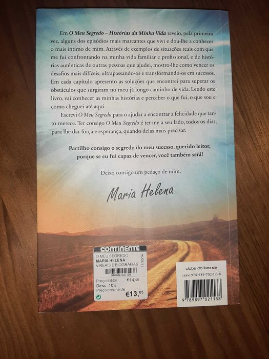 Livro "O Meu Segredo"