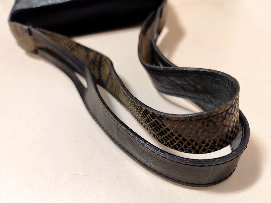 Mala Preta em Pele Genuína - M. Bello's (Nova)