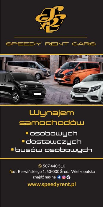 Wynajem Wypozyczalnia BUS BUSA BUSÓW  7/8/9os Mercedes  Ford  Automat