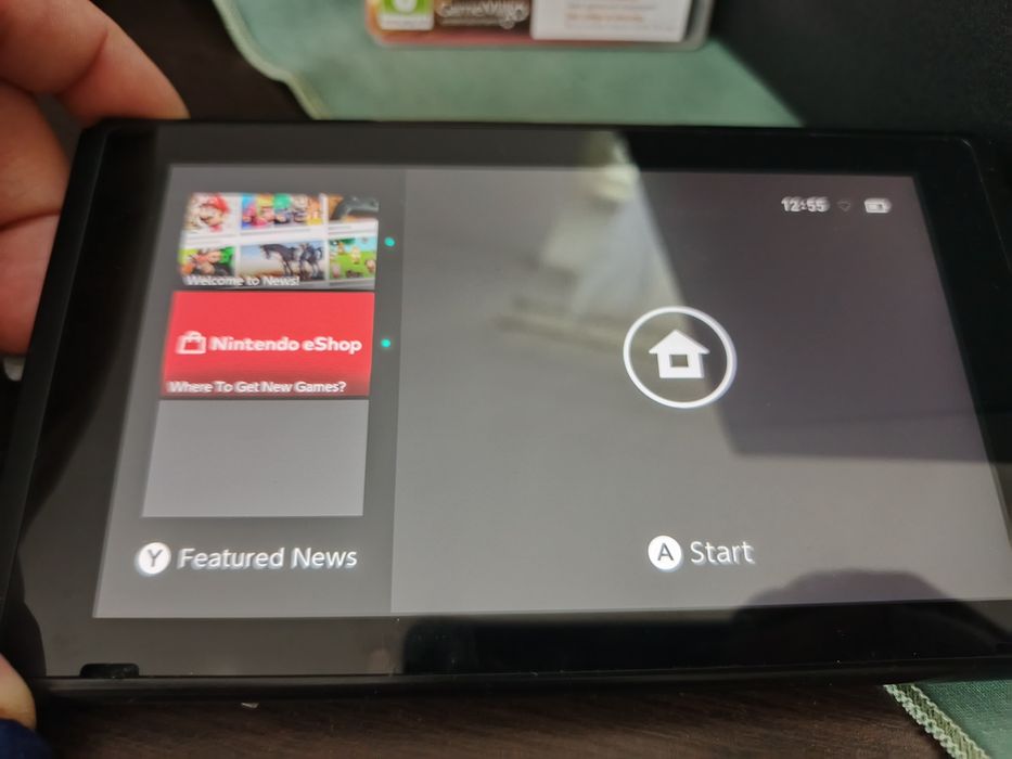 Konsola Nintendo Switch z grą