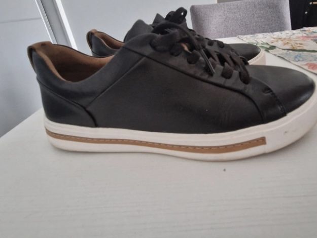 Sneakersy skórzane  clarks - 37