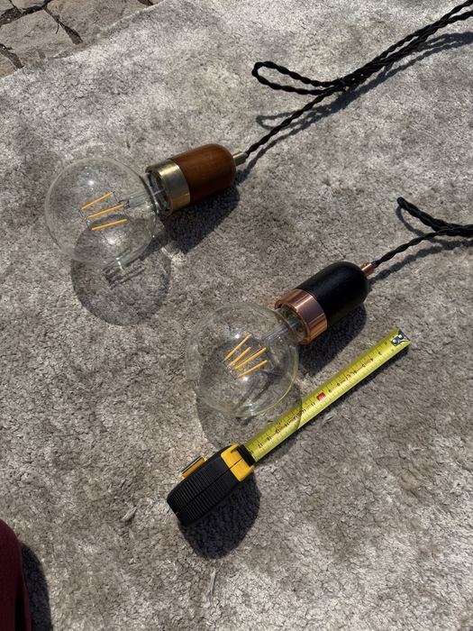 Candeeiros suspensos com lampada incluida