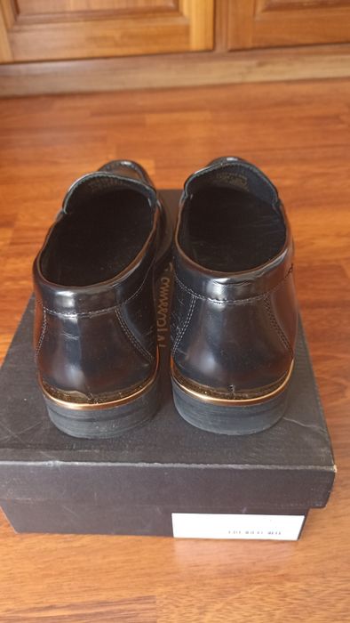 Mocassins pretos Massimo Dutti 38