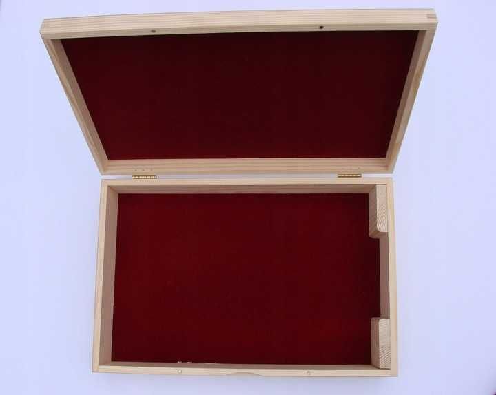 KUFEREK drewniany XL do 8 palet (4 kolory) NOWOŚĆ