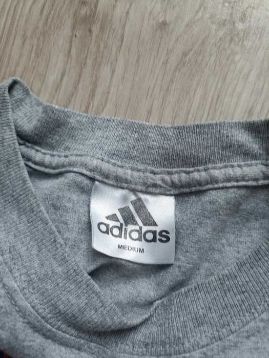 szara bluza adidas vintage finisher oversize meska S