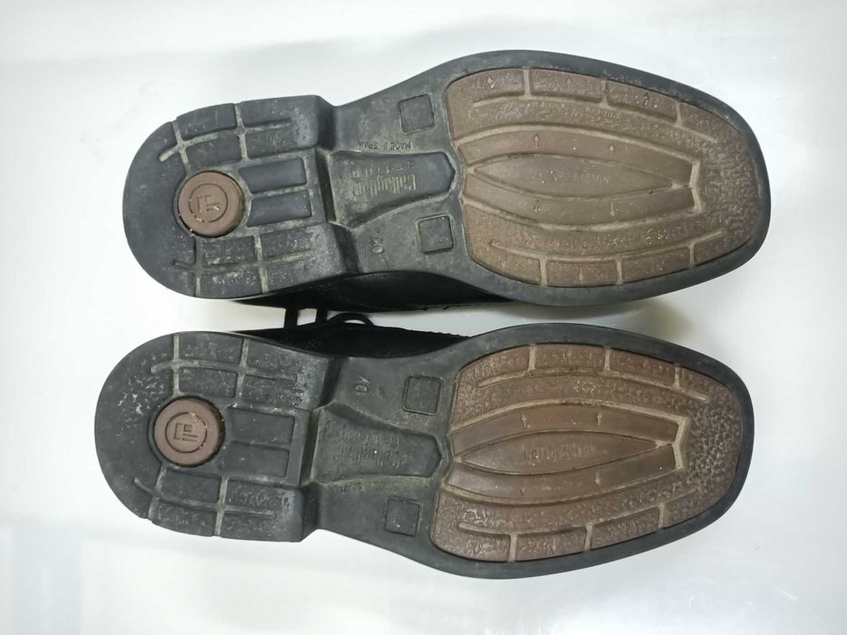 Callaghan Action Czarne Męskie Codzienne Buty Skórzene Rozm.40