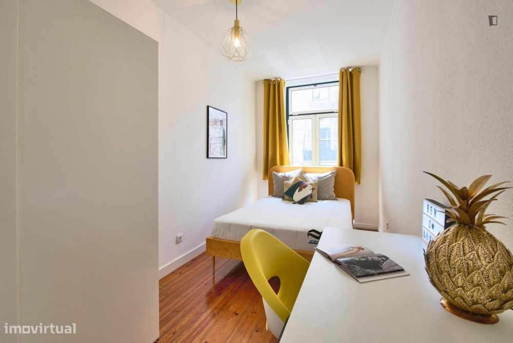 Quarto - localizado em Graça Lisbon