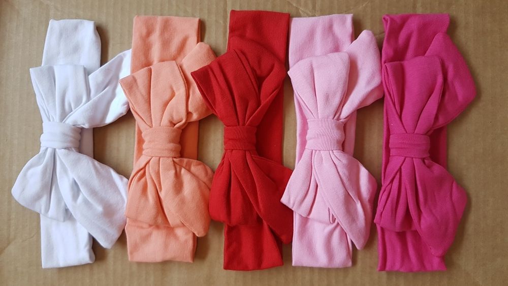 Fitas Cabelo Bebé/Bandoletes Laçarote Criança Lisos