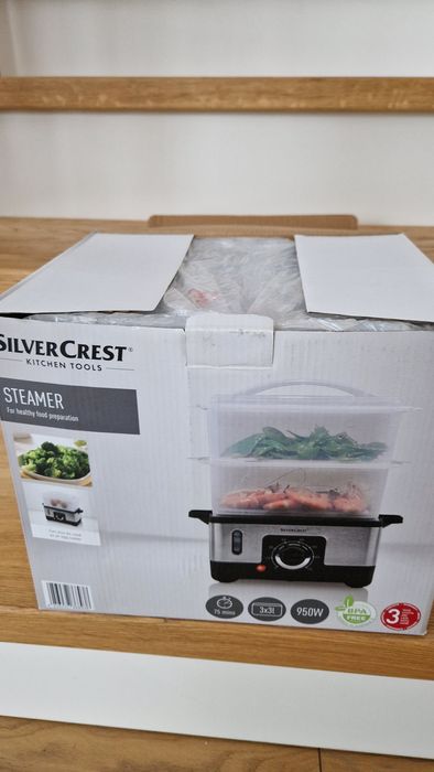 Parowar SilverCrest 950W nowy