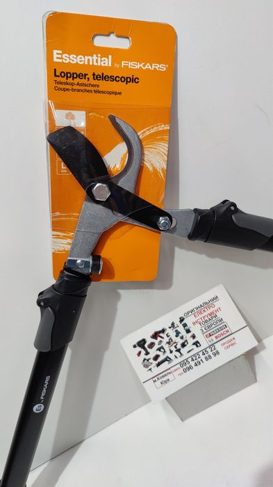 ОРИГІН садовий телескоп сучкорез GERMAN FISKARS 45мм/сучкоріз/гілкоріз