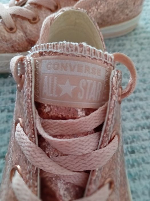 Brokatowe trampki 36 Converse All Star