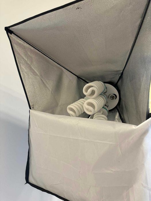 Лампа софтбокс професійна студійне світло на 5 ламп + стійка