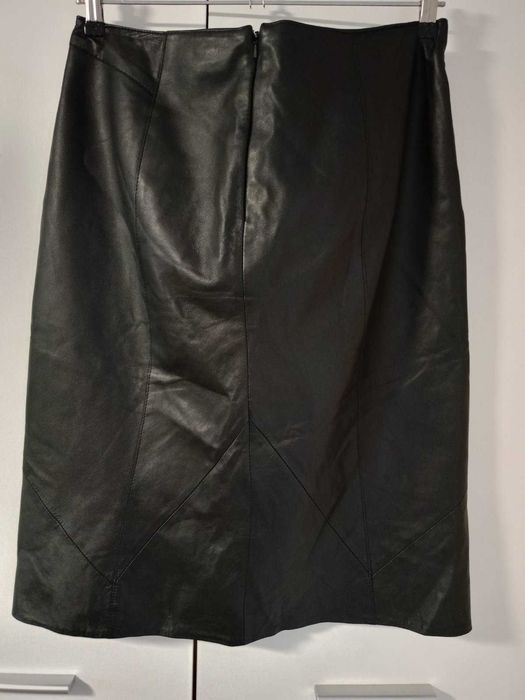 Шкіряна спідниця міді Scooter leather (100% натуральна шкіра), 40 / l