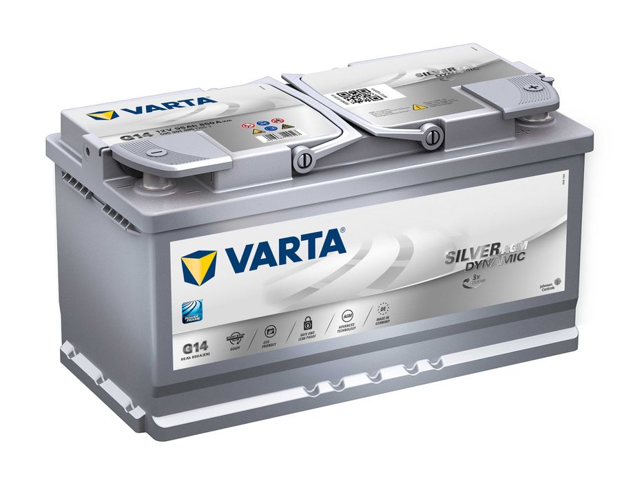 Akumulator VARTA AGM A5 95AH 850A START-STOP Południowa 25A