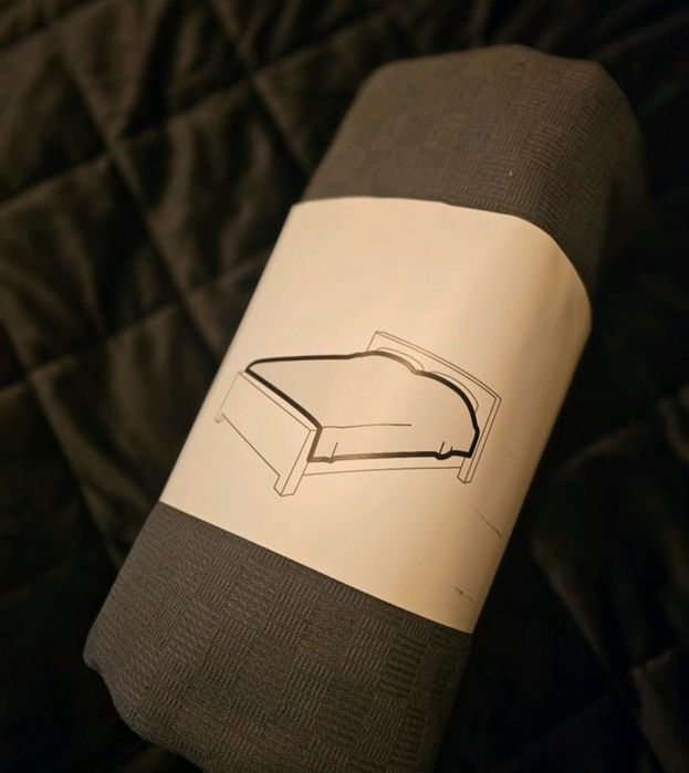 Narzuta Ikea stenfrömal 230x250 cm szary nowy