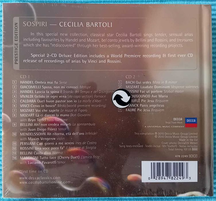 Ópera | Cecilia Bartoli | CD duplo - Novo