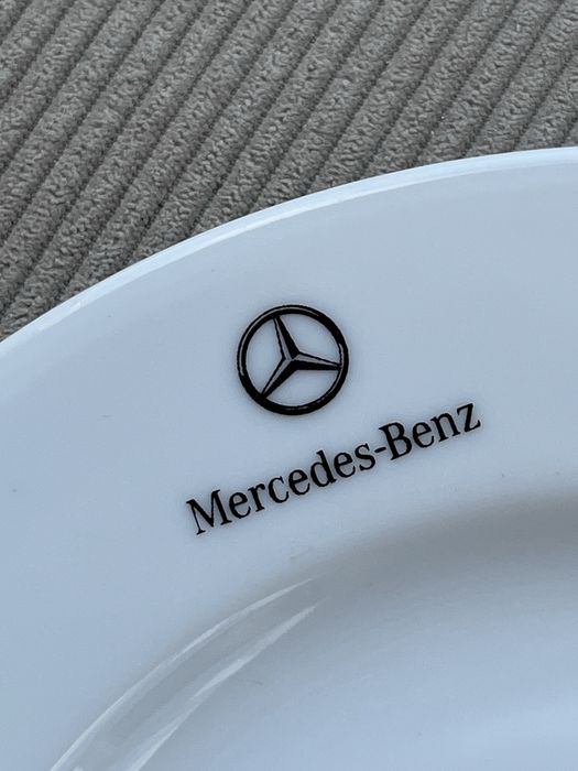 Mercedes-Benz zestaw śniadaniowy porcelana oryginał 3 cz