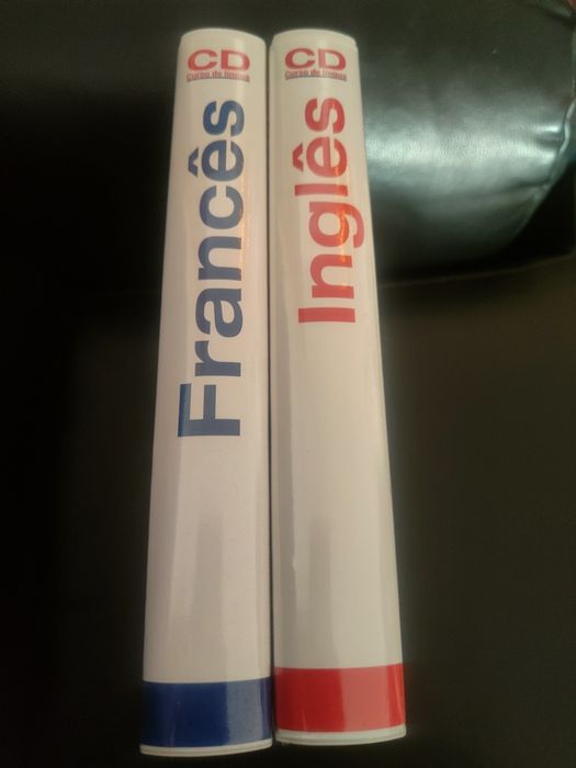 Curso de Inglês e Francês -Livros e Cd's