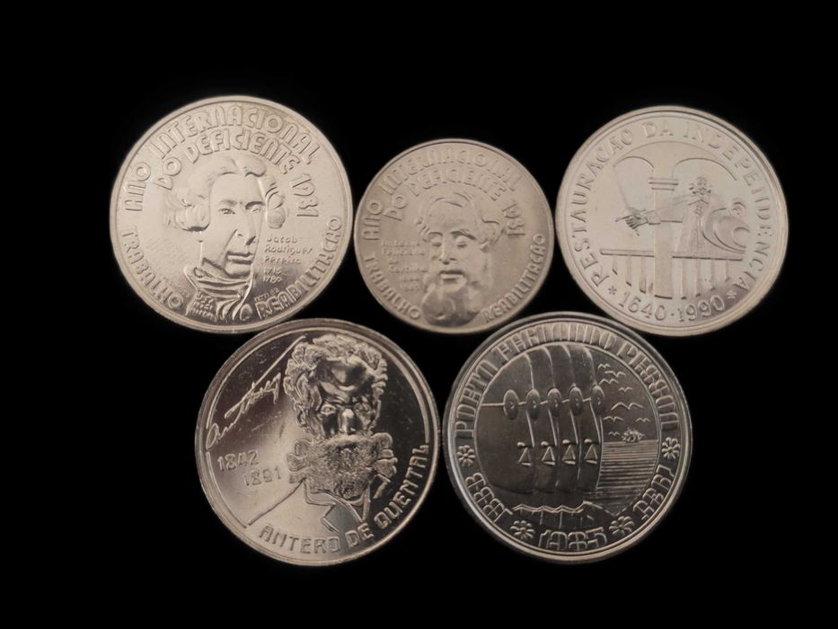 5 moedas de 100$ + 25$ Comemorativas - (Conjunto 4€) #8
