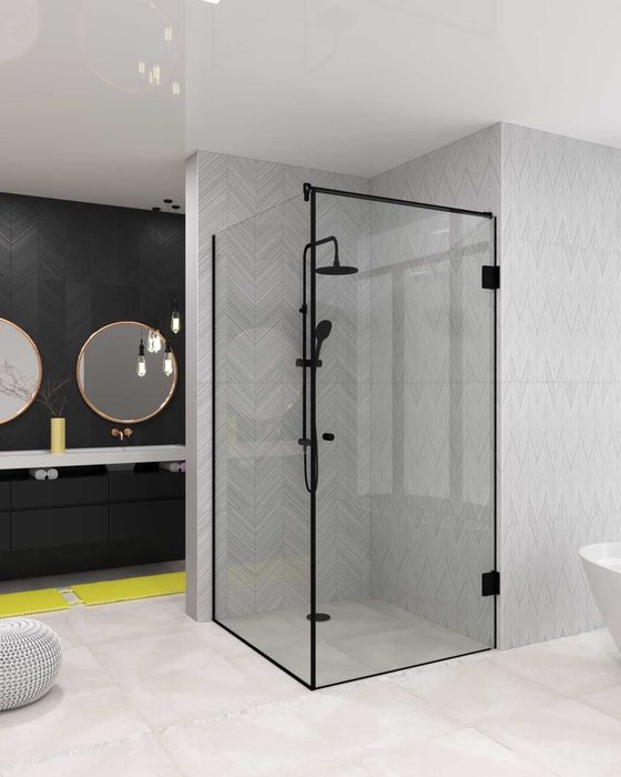 Скляна душова. Душова кутова. Перегородку в душову.