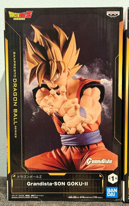 Lote 3 Figuras Dragon Ball Z Grandista - Goku, Vegeta e Gogeta