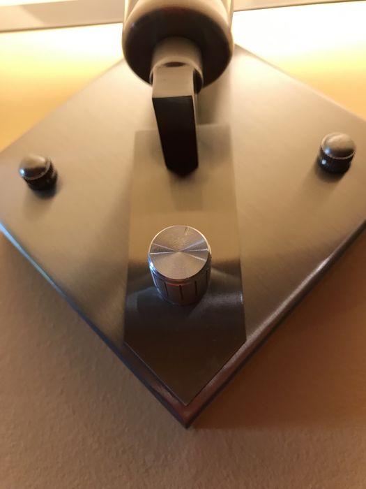 Cadeeiro de parede vidro fosco e aço inoxidavel regulador luz