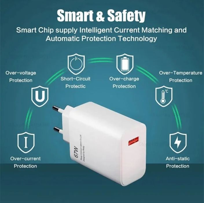 Adaptador box carregamento rapido W 6a