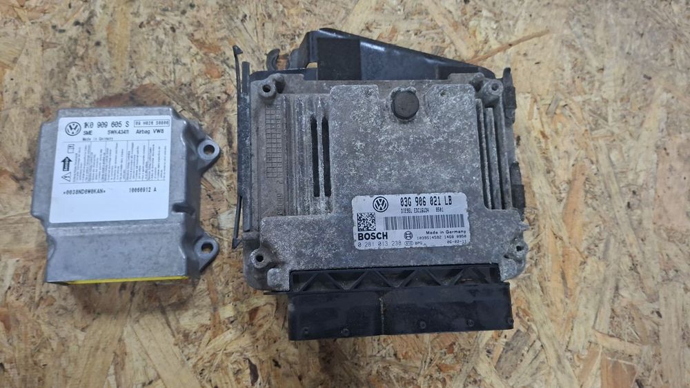 Шкода Октавия А5 блок управления Блок управления двигателем Skoda Octavia 1.9tdi (A5) 2004-2013 03G906021LB блок управління двигуном Шкода Октавія А5