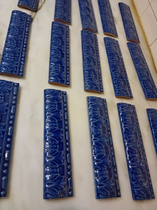 Conjunto de 15 Faixas de Azulejos Antigas