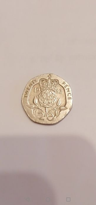 Moneta kolekcjonerska 1982 twenty pence Elizabeth ||