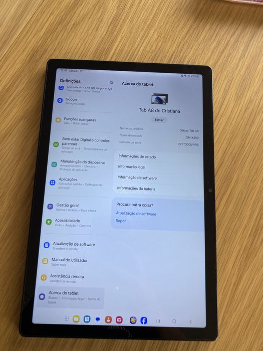 Vendo tablet samsung galaxy Tab A8