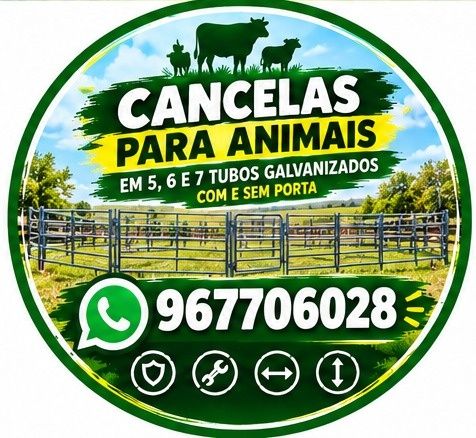 Cancelas para animais com porta
