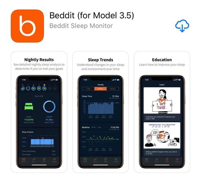 Aparelho APPLE monitorização de sono. Controle e proteja a sua saúde.