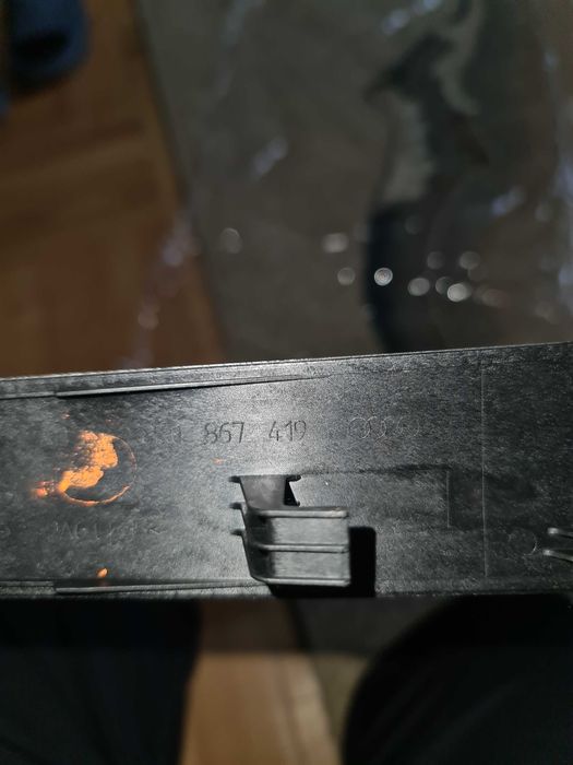 Dekory boczków drzwi Audi a4 b8 szczotkowane aluminium