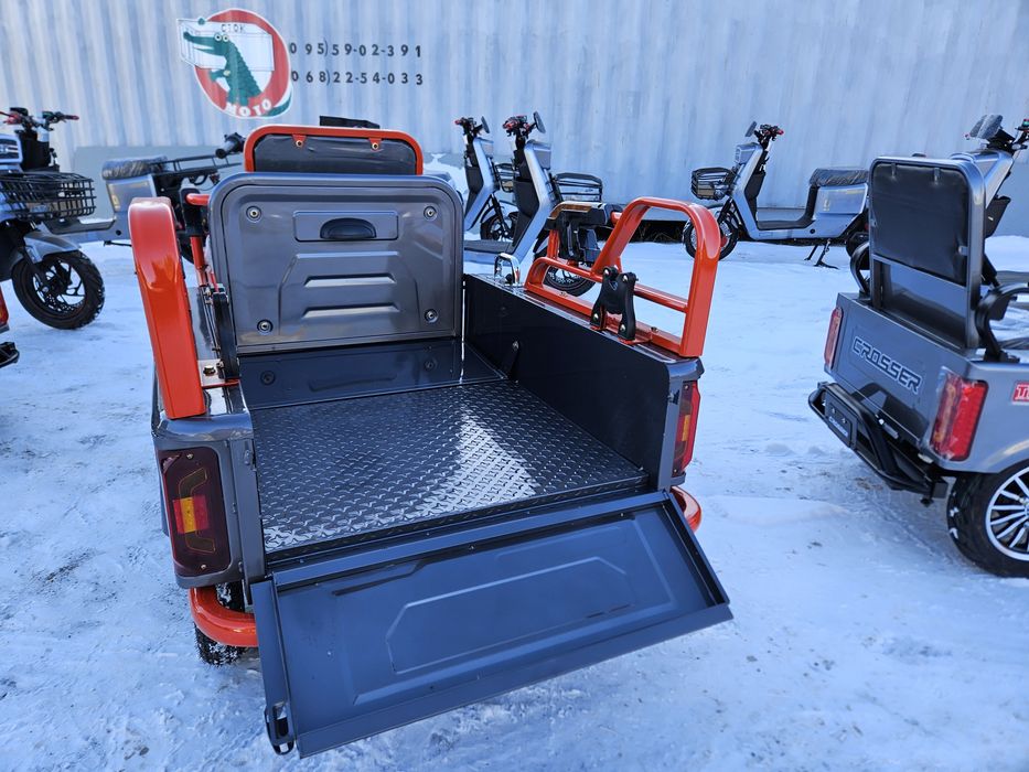 Трицикл электро ГРУЗОПАССАЖИРСКИЙ  трехколесный электротрицикл tr1 tr5