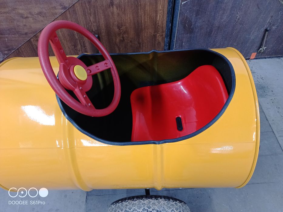 Przyczepka ogrodowa wagonik dla dziecka.Solidna Bezpieczna Super zabaw