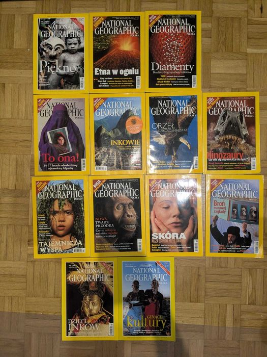 Kolekcja National Geographic 1999 2000 2002 2003 Super Stan Czasopisma albumy - Jak Nowe