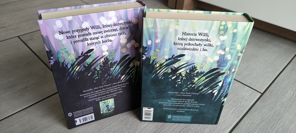 Willa Dziewczyna z lasu 2 tomy, nowe na prezent
